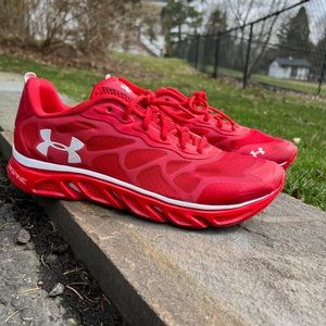 Under Armour Men’s Spine Running Shoes Red Sz 11.5